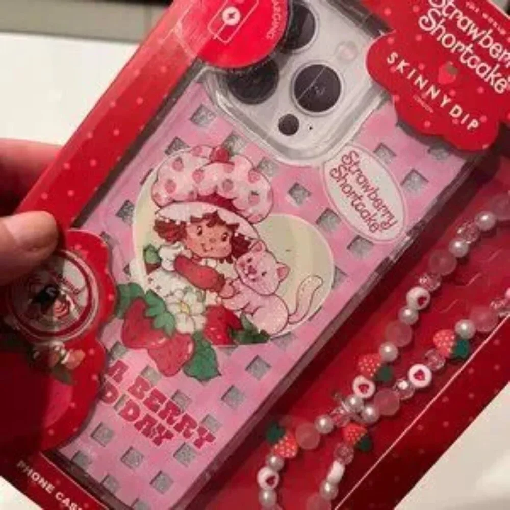 Strawberry‎ Shortcake Phone Case & Strap (13 and 14 Pro Max (new/x/kids)